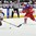 TORONTO, CANADA - DECEMBER 29: Team USA's Caleb Jones #4 blocks a shot by Russia's Mikhail Sidorov #3 during preliminary round action at the 2017 IIHF World Junior Championship. (Photo by Matt Zambonin/HHOF-IIHF Images)

